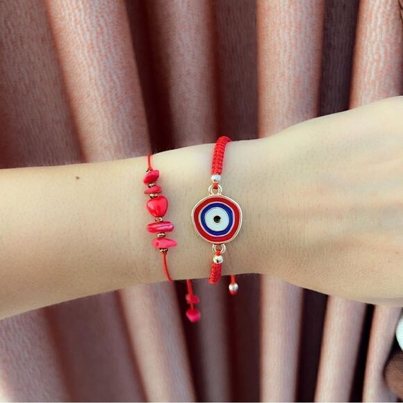 Evil Eye Lucky Macramé Protection Good Luck Bracelet NEW - Picture 5 of 5